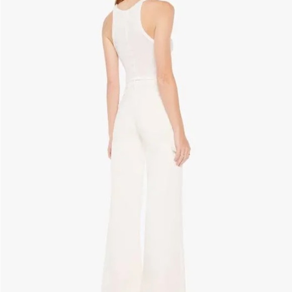 MOTHER Women's White Flare & Wide Leg Jeans - Picture 4 of 12